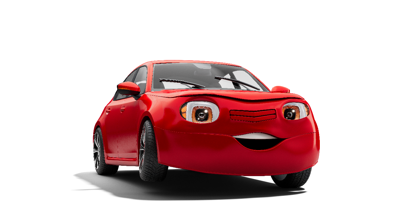 Red car