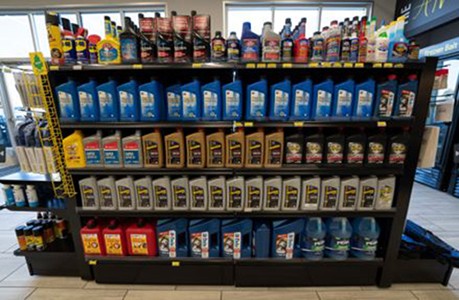 Lubricants on display
