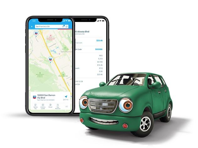 Green car w phones