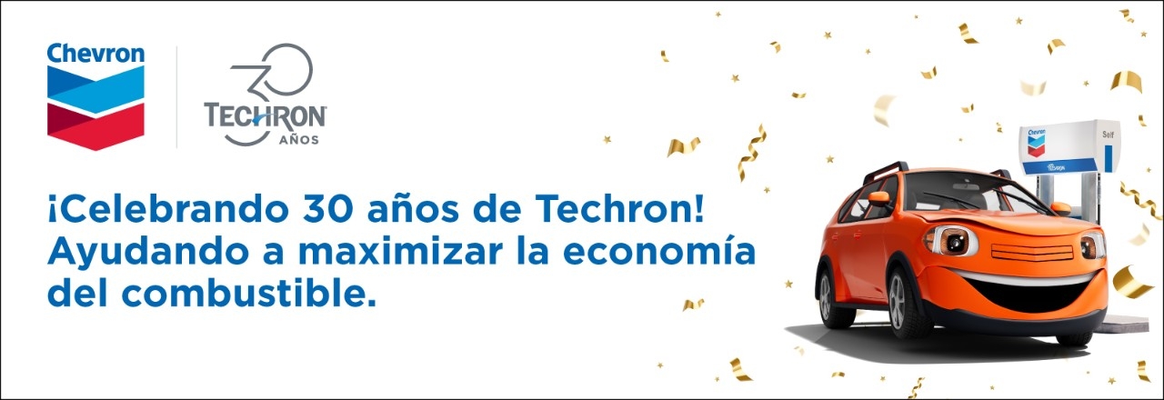 30 yr Anniversary banner for Techron