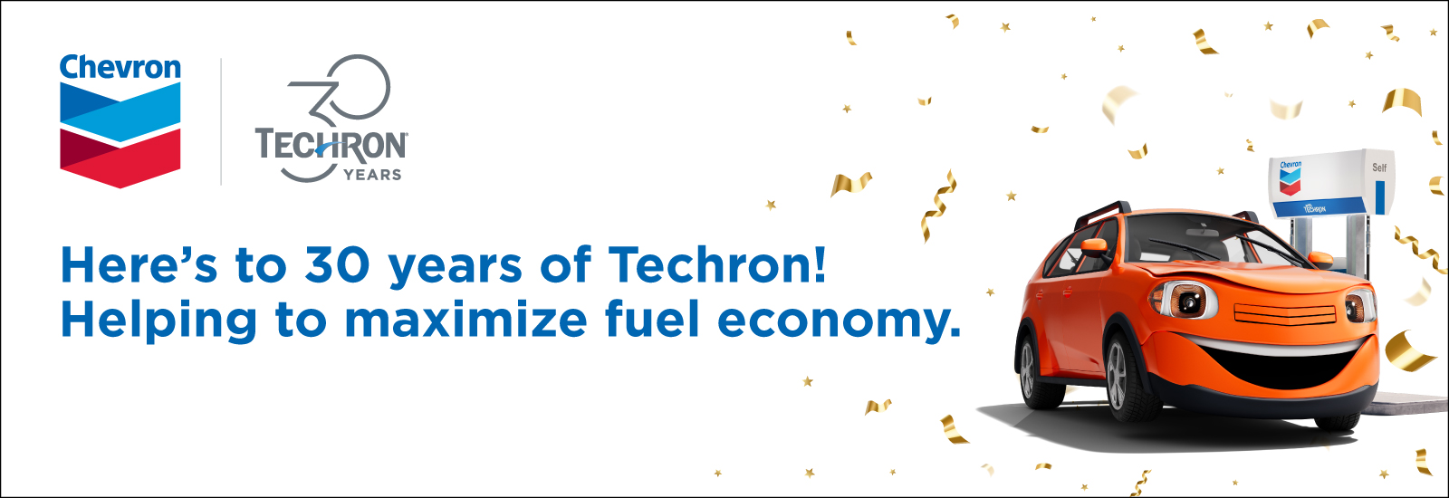 Techron 30 yr banner Techron 30 yr banner