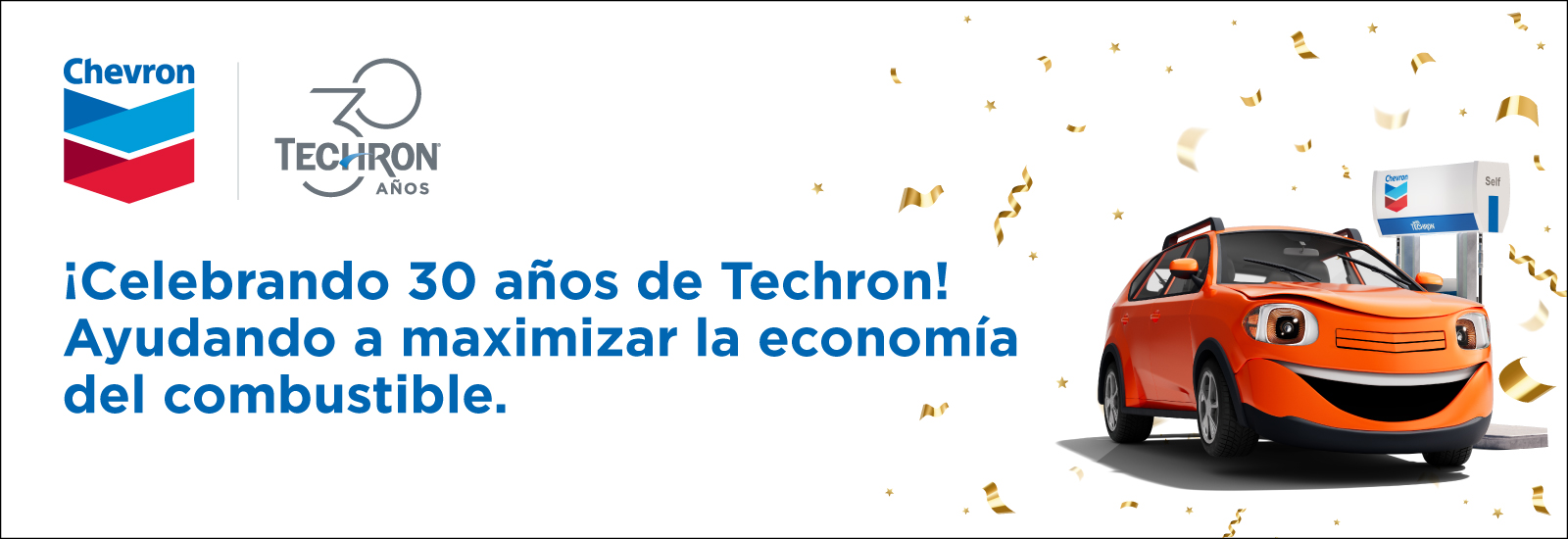 30 yr Anniversary banner for Techron