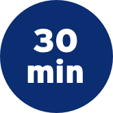 We clean every 30 minutes We clean every 30 minutes