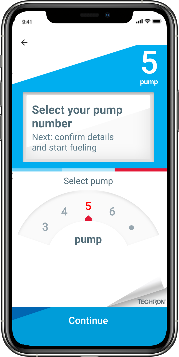 How to pay from your phone - select your pump number How to pay from your phone - select your pump number